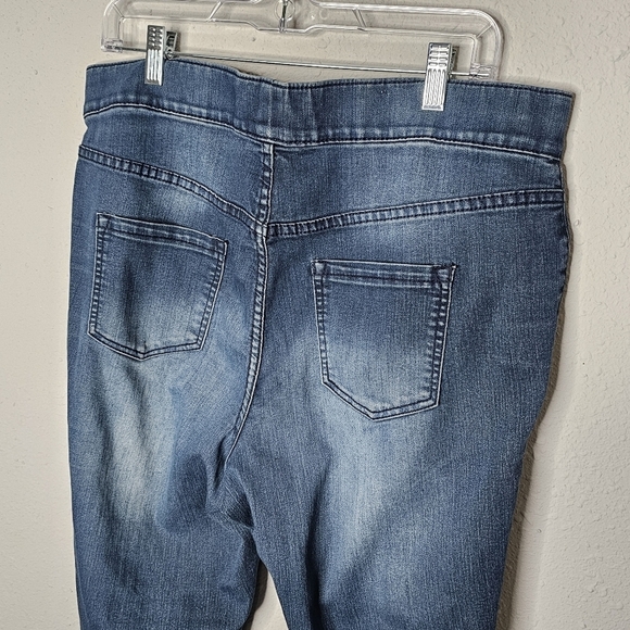 Lane Bryant Jegging Legging Style‎ Womens Jeans Size 16 Dark Blue Slim Pull On - Picture 7 of 9
